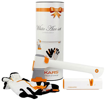 Fiskars White Axe Set Limited Edition für 35€ - Universalaxt + Xsharp + Handschuhe