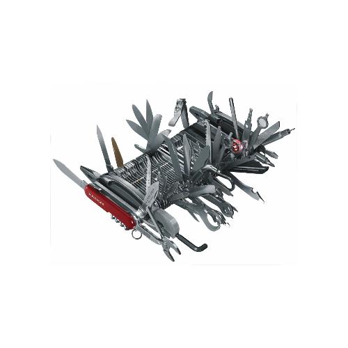 Mal was anderes: Wenger Schweizer Offiziersmesser Giant Messer, mit Schatulle