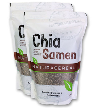 1kg Naturacereal Chia Samen für 3,95€ + Versand *UPDATE*