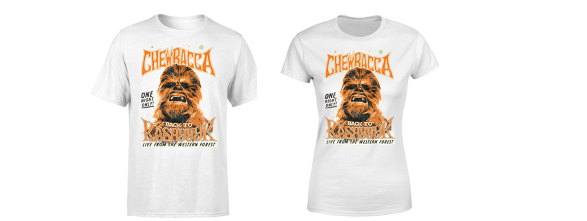 Star Wars Chewbacca One Night Only T-Shirt für 11€