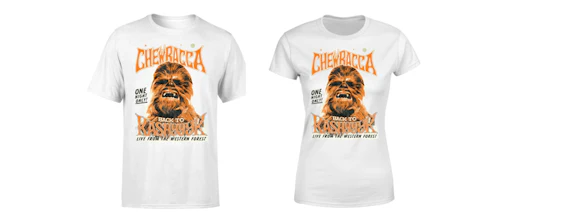 Star Wars Chewbacca One Night Only T-Shirt für 11€