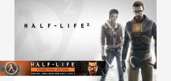 Half Life 2 gratis sichern - bis 18.11. um 10 Uhr bei Steam