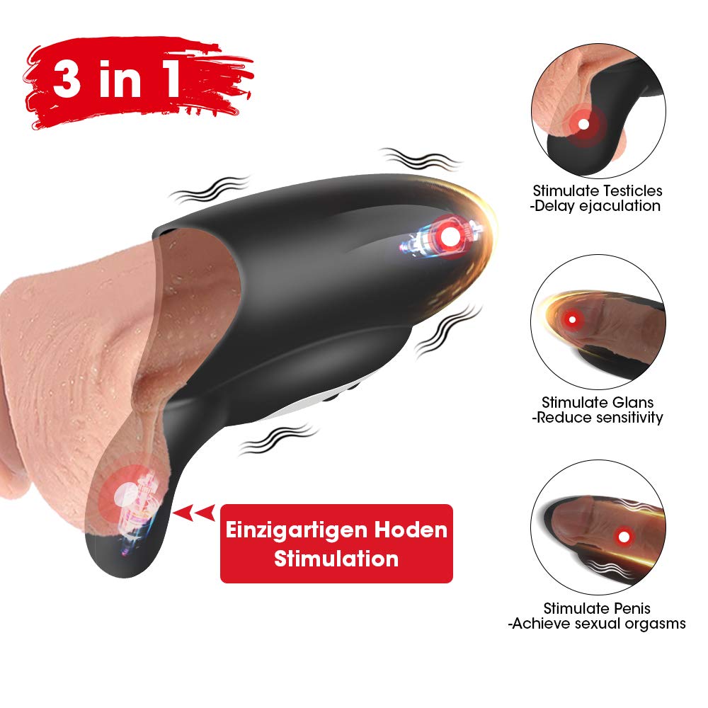Masturbator für Ihn mit Vibration und getrennten Stimulationszonen
