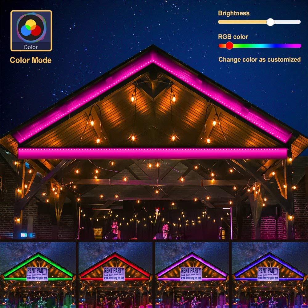 150 LEDs SMD 5050 flexibler LED Schlauch mit Netzteil