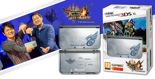 New Nintendo 3ds XL Monster Hunter Edition !!! 229 UVP !! SCHNELL SEIN!!