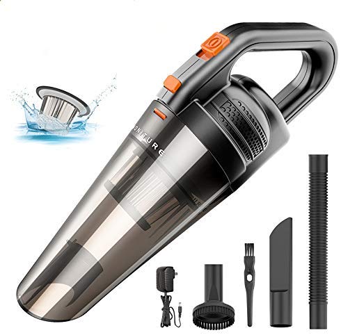 Akku Handstaubsauger mit LED Taschenlampe&amp;Zubehör für nur 32,99€(Statt 59,99€)