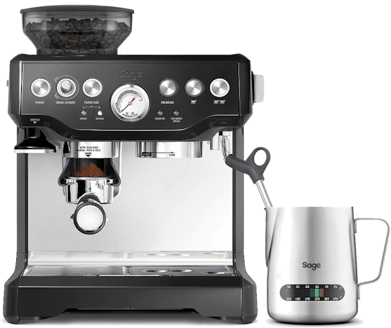Sage Appliances Barista Express (SES875) für 401€ – Siebträger-Kaffeemaschine mit 15 bar & 2l Füllmenge