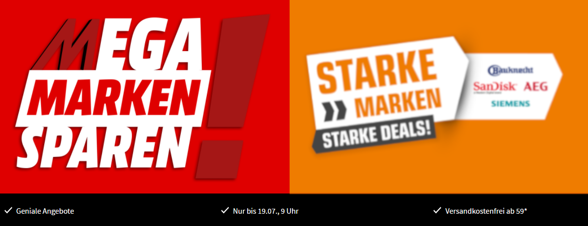 Marken-Sparaktion bei MM und Saturn - z.B. mit Asus, SanDisk und KitchenAid