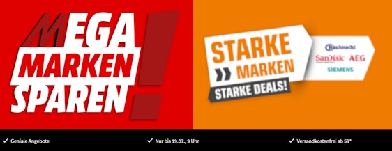 Marken-Sparaktion bei MM und Saturn - z.B. mit Asus, SanDisk und KitchenAid