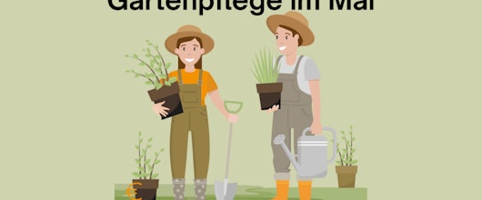 Gartenpflege im Mai: Günstig den Garten für den Sommer vorbereiten!