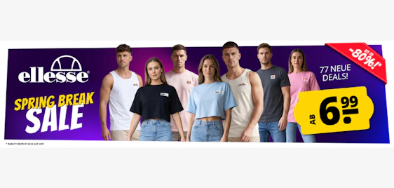 🇮🇹 ellesse Sale bei SportSpar: Stylische Streetwear mit bis zu 90% Rabatt!