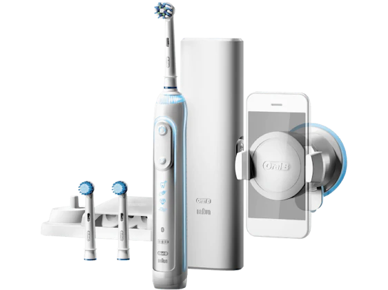 ORAL-B Genius 8000S elektrische Zahnbürste Weiß/Silber für 77,99€ statt 105€