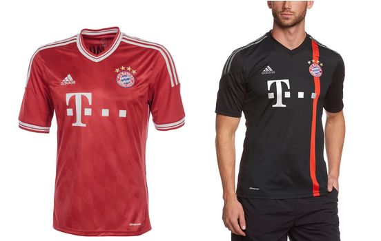 FC Bayern Trikots günstig - z.B. Trikot Home 2013/2014 für 30€ oder UCL Replica für 36€