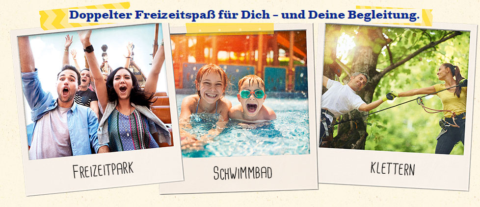 Gutschein 2-für-1 bei 180 Freizeitpartnern in Deutschland und Österreich - z.B. Movie Park oder Tropical Islands