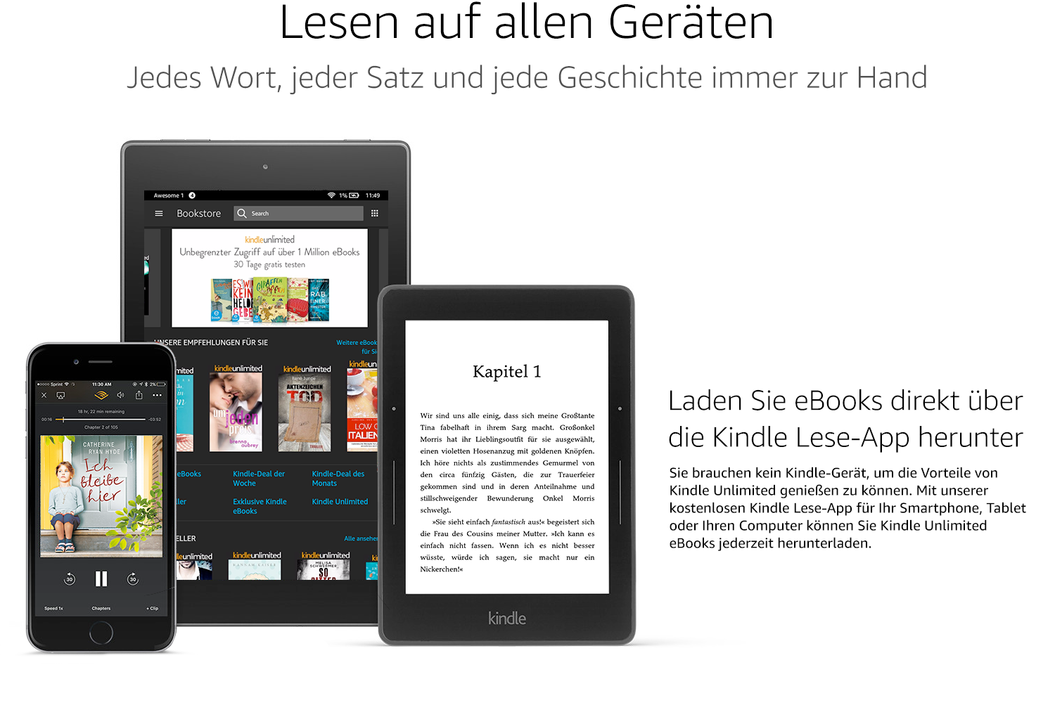Kindle Unlimited 3 Monate kostenlos | auch für Bestandskunden