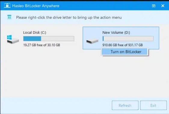 💻Hasleo BitLocker Anywhere, für Windows-Computer 1 Jahr gratis.⌨️