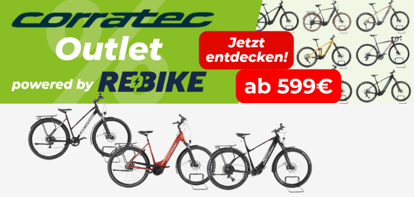 Großer reBike Corratec Sale 🚲 eBikes ab 599€ (refurbished)
