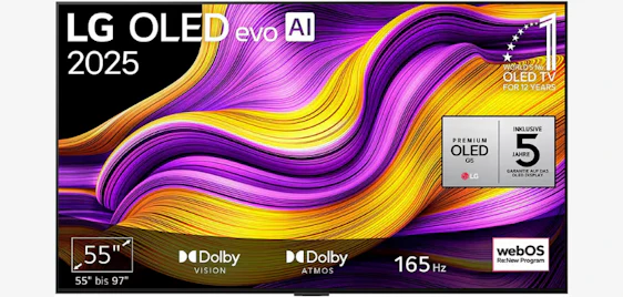 Kinofeeling für euer Wohnzimmer! 🎬 LG OLED55G57LW 55" 4K OLED evo TV für nur 977€ 📺