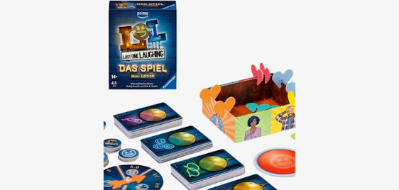 Kicherverbot zum Knallerpreis! 🤐 Last One Laughing: Das Spiel Mini Edition für nur 6€