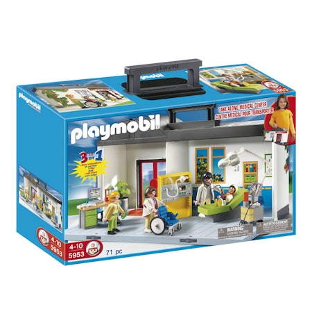 PLAYMOBIL® City Life Take Along Hospital 5953