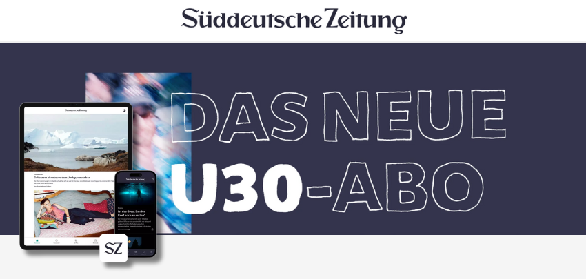 Jetzt NEU &amp; reduziert 🗞️ SZ Plus U30 Abo für 10€ - monatlich kündbare Zeitschrift, für die junge Generation