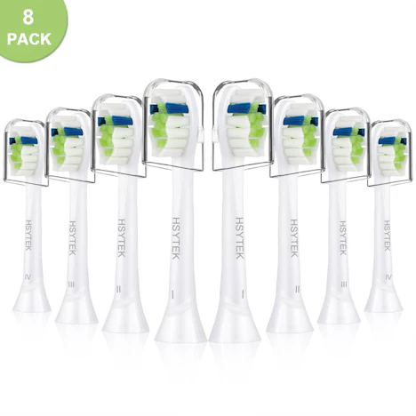 8er Pack Aufsteckbürsten kompatible für Philips Sonicare-weiß