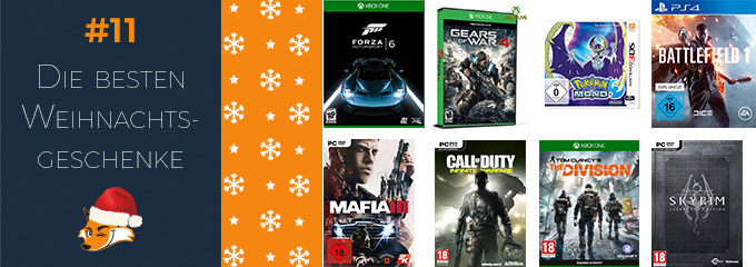 Geschenkidee für Zocker - Games Schnäppchen in der Übersicht