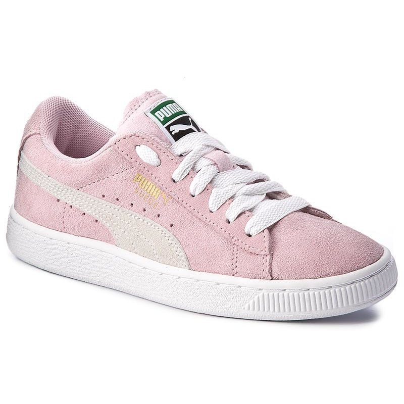 41% Rabatt auf Puma Suede Jr (355110) pink lady/white/team gold