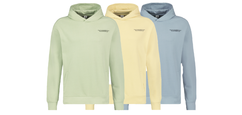 Sublevel Hoodie für 19€ - Baumwoll-Mix, seitliche Taschen, Rippbündchen