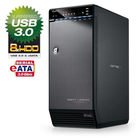 Fantec QB-X8US3 externe Festplatten-Array für 113,25 EUR inkl. Versand