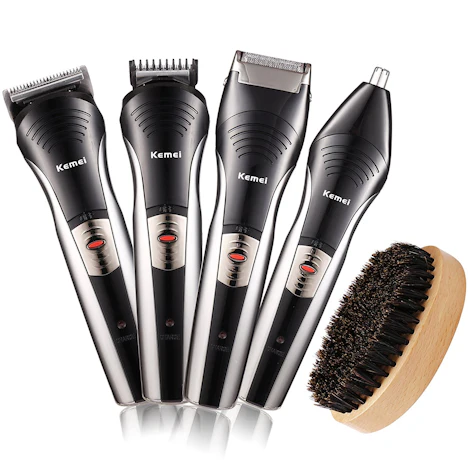 Yivans KM590A professionelle Haarschneider (ein enthält Bartbürste mit Wildschweinborsten) für 25,88€