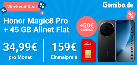 KRASSER Sch... 💩 Honor Magic8 Pro & 55GB Vodafone-Tarif eff GRATIS (mit 420€ Gewinn)