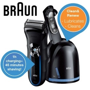 Braun 350cc-4 Rasierer mit Clean & Renew Station für 65,90€