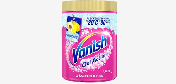 Vanish Oxi Action für 9€ - umweltfreundlicher Fleckenentferner, 1,125kg-Vorrat
