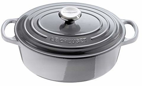 Le Creuset Signature Bräter oval 29 cm perlgrau mit 81,63€ Preisnachlass