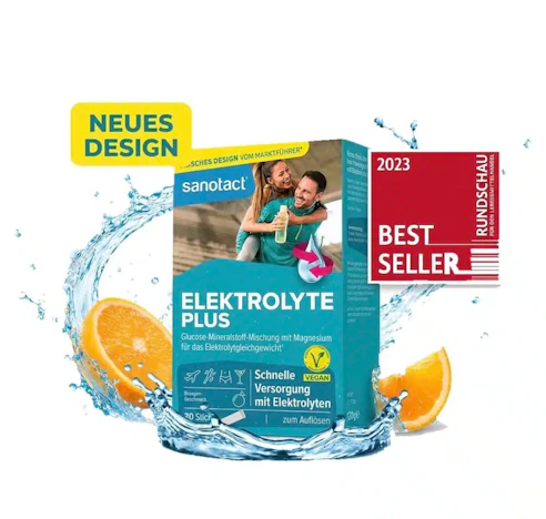 sanotact Elektrolyte Plus 20 Beutel in Orangengeschmack für 3,02€(statt 3,95€)