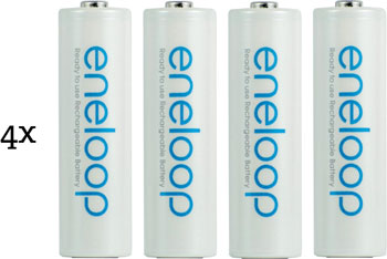 16x Sanyo Eneloop AA-Akkus mit 2000mAh für 26€