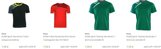 Puma Sale bei Outlet46 - T-Shirts für 7,99€, Rucksäcke für 9,99€ – alles versandkostenfrei!