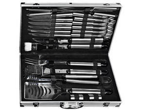 El Fuego Edelstahl-Grillbesteck 24-tlg im Aluminiumkoffer für 29,99€