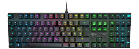 Roccat Suora FX RGB Illuminated für 90€ - Rahmenlose mechanische Gaming-Tastatur