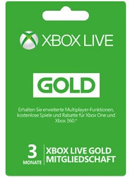 3 Monate Xbox Live Gold für 10€