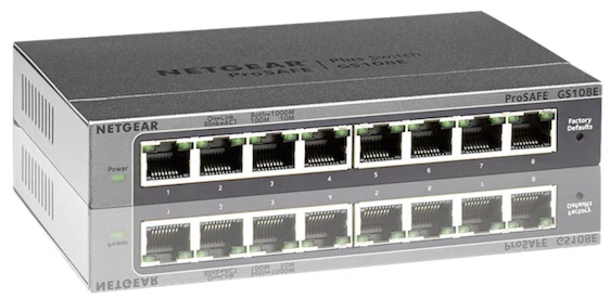 Netgear GS108E-300PES ProSafe Plus für 30€ - 8 Port Switch