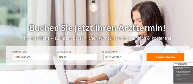 25€ Amazon-Gutschein für die Buchung eines Zahnarzttermins