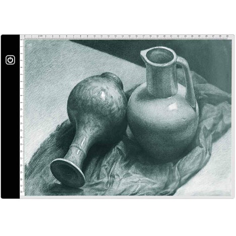 TooTwo LED Licht Pad Helligkeit dimmbar Leichtkasten A4 Leuchttisch