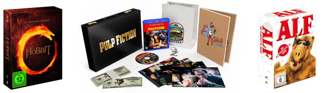 3 Film- und Serienschnäppchen in der Übersicht - Alf, Der Hobbit und Pulp Fiction