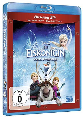 Die Eiskönigin auf 3D-Blu-ray + 2D-Blu-ray für 12€