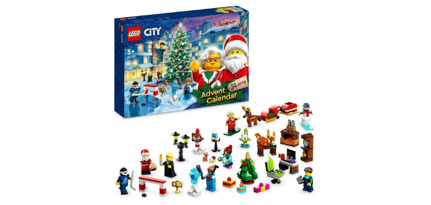 Lego City Adventskalender 2023 für 13€ - mit Figuren und Mini-Modellen