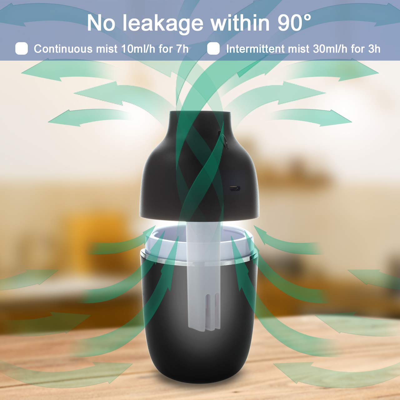 Ultraschall Raumluftbefeuchter gegen trockene Heizungsluft für 12,99€