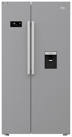 Beko Side-by-Side Kühlschrank für 484€ - Kühl-Gefrierkombination, 554L, 179cm hoch, Wasserspender
