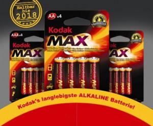 [KNALLER] Kodak Batterie-Mega-Pack mit 80 AA- sowie 20 AAA-Batterien (haltbar bis 2018) inkl. Versand für 24,90€ statt 124,75€